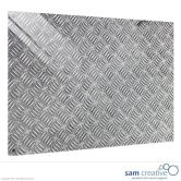 Glassboard Solid Ambience Treadplate 90x120 cm