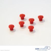 Set Memo Magneten 10mm rood