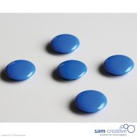 Set Memo Magneten 30mm blauw