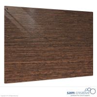 Glassboard Solid Ambience Dark Wood 50x50 cm