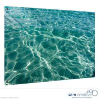 Glassboard Solid Ambience Water 60x90 cm