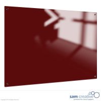Whiteboard Glas Solid Ruby Red 45x60 cm