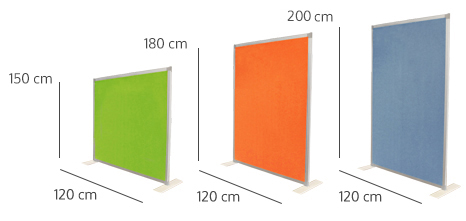 Division wall sizes Division wall sizes
